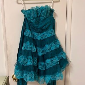 Betsey Johnson Evening Strapless Dress